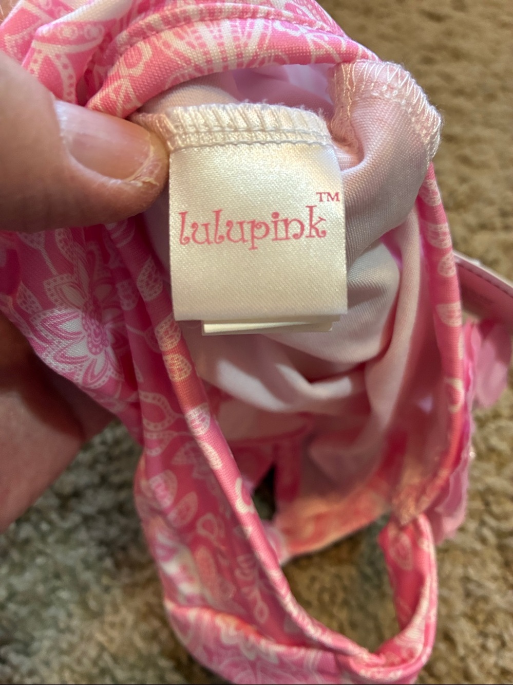 Dog dress Pink Floral Pet Halter Dress with Flower.Size Medium. - Picture 7 of 8